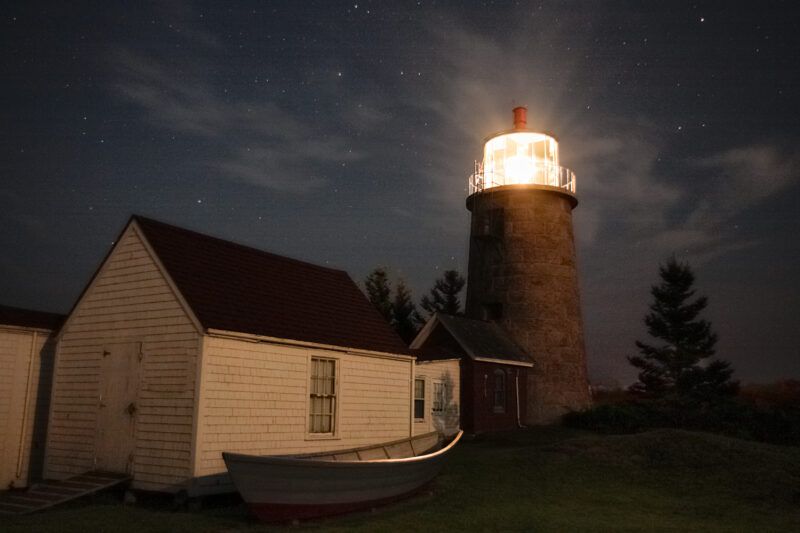 Monhegan Island Lighthouse on the photo workshop.