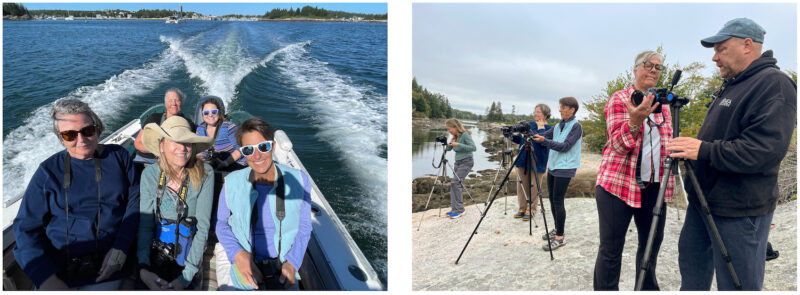 On a photography field trip outing on Vinalhaven, Maine while on a yoga + photo retreat.