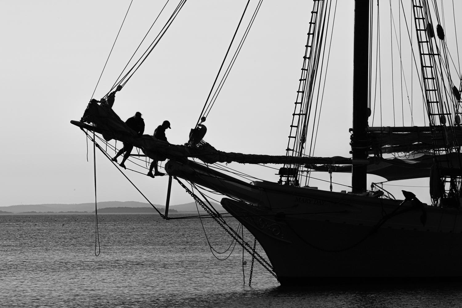 19th century sailing aboard Schooner Mary Day.