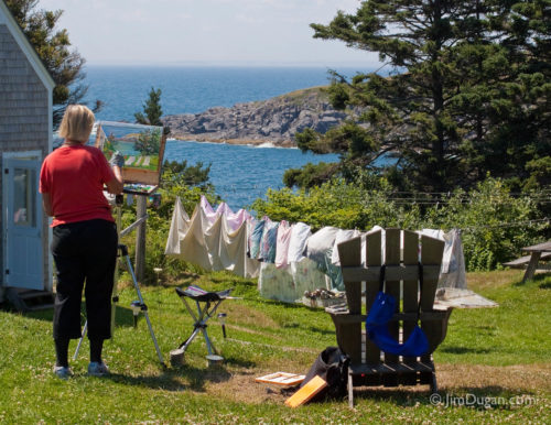 Artists have discovered Monhegan for decades. 